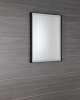 Sapho SORT zrcadlo s LED osvětlením 60x80cm, černá mat ST080