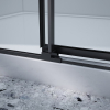 Gelco DRAGON BLACK sprchové posuvné dveře rohový vstup 1000mm, čiré sklo GD4210B