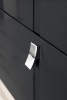 Sapho MITRA umyvadlová skříňka, 3 zásuvky, 74, 5x70x45, 2 cm, antracit MT082
