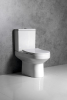 Aqualine VERMET WC kombi, spodní/zadní odpad, bílá VR038