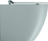 GSI PURA WC mísa stojící, Swirlflush, 36x55cm, spodní/zadní odpad, ghiaccio dual-mat 880315