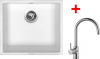 Granitový dřez Sinks FRAME 457 Milk + Vitalia G7828