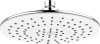 Mereo Talířová sprcha horní ø 226 mm s kloubem, pochromovaný plast CB585C