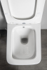 Sapho PORTO CLEANWASH závěsná WC mísa Rimless, integrovaná baterie a bidet. sprška, 36x5cm, bílá PZ102RX