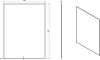 Sapho ACCORD zrcadlo s fazetou 60x80cm, CU free MF441