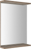 Aqualine KORIN STRIP zrcadlo s LED osvětlením 50x70x12cm, dub platin KO995S