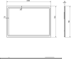 Sapho GEMINI zrcadlo s LED osvětlením 100x70cm GM100