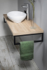 Aqualine VEGA deska pod umyvadlo 82, 5x45cm, dub platin VG785