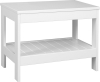 Aqualine ETIDE policový regál nízký 61x45x36 cm, bílá mat ET061