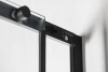 Polysan ALTIS BLACK čtvercový sprchový kout 1000x1000 mm, rohový vstup, čiré sklo AL1512BAL1512B
