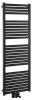 Aqualine TONDI otopné těleso rovné 450x1330 mm, středové připojení, černá mat DT476T