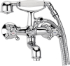 Aqualine VICTORIA nástěnná vanová baterie kompletní, chrom VC10
