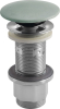 Sapho Umyvadlová výpust 5/4“, click-clack, betonová zátka, 10-80mm, zelená mat FG923