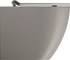 GSI PURA WC mísa stojící, Swirlflush, 36x55cm, spodní/zadní odpad, tortora dual-mat 880305