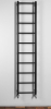 Sapho DINA otopné těleso 350x1680mm, černá mat IR378TB