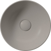GSI PURA keramické umývátko na desku, průměr 32cm, tortora mat 885405