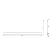 Polysan PLAIN NIKA panel 165x59cm 72515