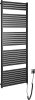 Aqualine TONDI-E elektrické otopné těleso rovné 600x1690 mm, 800 W, černá mat DE496T