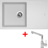 Granitový dřez Sinks LINEA 780 N Milk+MIX 350P LI78028NMI350P