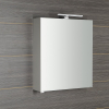 Sapho RIWA galerka s LED osvětlením, 50x70x17cm, bílá lesk RIW050-0030