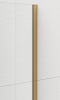 Polysan ESCA GOLD MATT jednodílná sprchová zástěna k instalaci ke stěně, sklo Marron, 700 mm ES1570-04