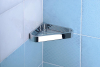 Gedy SMART rohová police do sprchy, 170x30x170mm, chrom 3283