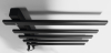 Sapho ELCOR elektrický sušák ručníků 480x520x50 mm, 63 W, černá mat EB530