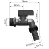 Arco ARCO zahradní ventil Nano1/2"x1/2" D15, anticalc 00460