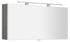 Sapho CLOE galerka s LED osvětlením 120x50x18cm, dub stříbrný CE120-0011
