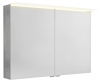Sapho LINEX galerka s LED osvětlením, 100x70x15cm, dub stříbrný LX100-0011