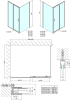 Polysan EASY obdélníkový sprchový kout 1000x900mm, čiré sklo L/P varianta EL1015EL3315