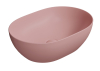 GSI PURA keramické umyvadlo na desku, 50x35cm, blush mat 886024