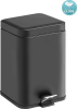 Gedy ARGENTA odpadkový koš 5l, Soft Close, černá mat 230914