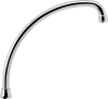 Aqualine Universální výtokové ramínko k baterii, 250mm, typ-J, chrom 15J250