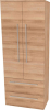 Mereo Bino, koupelnová skříňka vysoká 163 cm, dvojitá, Multidecor, Dub Riviera mountain CN699DMON