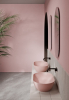 GSI PURA keramické umyvadlo na desku 60x37cm, blush mat 883424