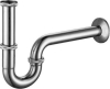 Mereo Umyvadlový sifon kulatý U, 5/4"x ø 32 mm, celokovový, chromovaný CH14