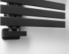 Sapho CUBE TWIN připojovací sada ventilů pro středové připojení, černá mat CP581BS