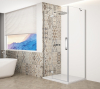 Gelco TRINITY CHROME čtvercový sprchový kout 1000x1000mm, čiré sklo, levé GT5610-10CL-CH