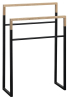 Sapho SKA stojan na ručníky 550x800x200mm, černá mat/dub SKA308