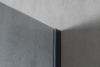 Gelco VARIO BLACK jednodílná sprchová zástěna k instalaci ke stěně, kouřové sklo, 700 mm GX1370GX1014