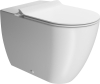 GSI PURA WC mísa kombi spodní/zadní odpad, Swirlflush, 36x63cm, bílá dual-mat 880609
