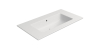 GSI PURA keramické umyvadlo Slim 82x46cm, bez otvoru, bílá mat 8885009