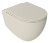Isvea INFINITY WC sedátko, SLIM, Soft Close, Easy Take, ivory 40KF0532I-S
