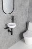 Sapho TETRIS držák umývátka, stojánková baterie, pravý, černá mat TZ427