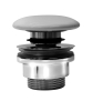 GSI GSI umyvadlová výpust 5/4“, click-clack, keramická zátka, 5-65mm, bílá mat PCS09