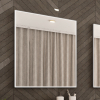 Nimco OBDELNÍKOVÁ - OSTRÉ ROHY Černé LED zrcadlo 600x800 ZPC 13002-90