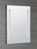 Aqualine Zrcadlo s LED osvětlením 60x80cm, kolébkový vypínač ATH6