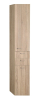 Aqualine ZOJA/KERAMIA FRESH skříňka vysoká s košem 35x184x29cm, dub platin 51232