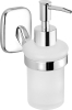 Aqualine RUMBA dávkovač mýdla 160ml, mléčné sklo, chrom RB119